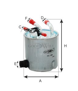 Фильтр топливный GOODWILL FG144
