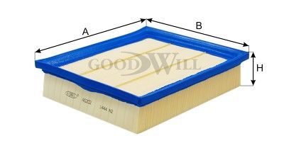 Фильтр воздушный BIG FILTER GB9610