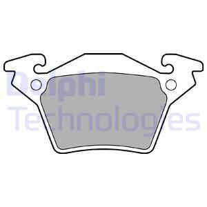 Колодки тормозные дисковые DELPHI LP1471