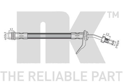 Шланг тормозной NK 853670