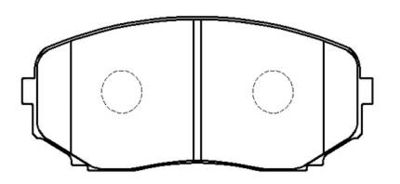 Колодки тормозные дисковые передние HSB HP9193