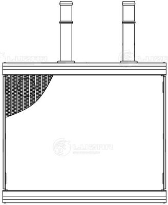 Радиатор отопителя LUZAR LRH1412