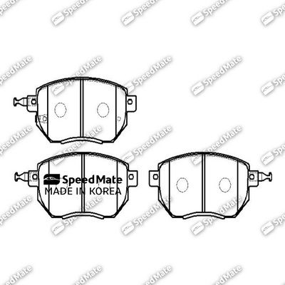 Колодки SPEEDMATE SMBPJ217
