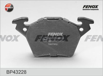 Колодки тормозные задние FENOX BP43228