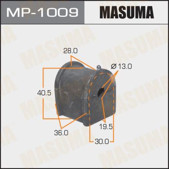 Втулка стабилизатора заднего Masuma MP1009