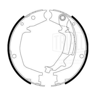 Колодки стояночного тормоза TRIALLI GF4643
