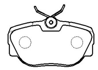 Колодки тормозные дисковые HSB HP9370