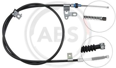 Трос ручного тормоза задний правый COFLE 92171437