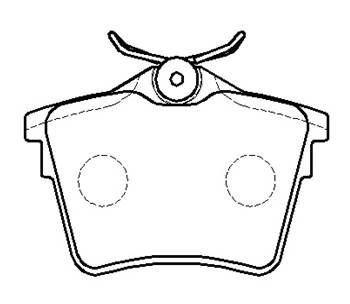 Колодки тормозные HSB HP9968