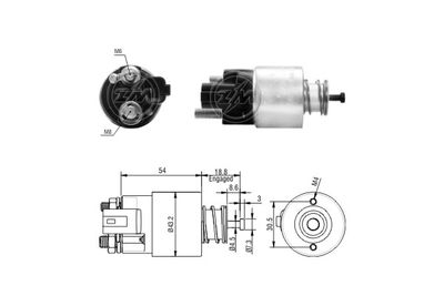 Реле втягивающее ERA ZM391
