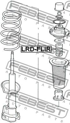 Отбойник амортизатора FEBEST LRDFLIR