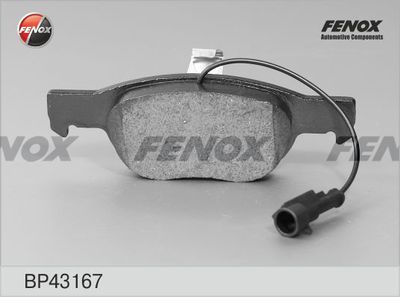 Колодки тормозные дисковые FENOX BP43167