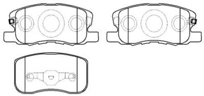 Колодки тормозные дисковые передние HSB HP9290