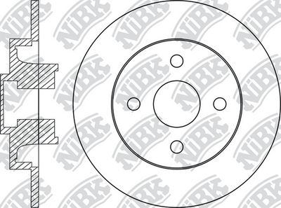 Диск тормозной NIBK RN1747H