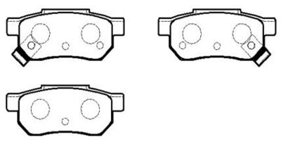 Колодки тормозные дисковые HSB HP5061