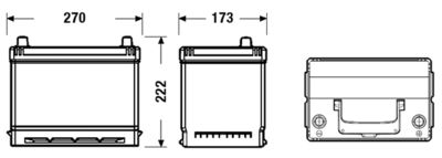 Аккумулятор EXIDE EB704