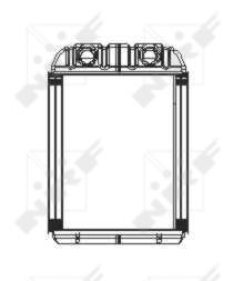 Радиатор отопителя NRF 53671