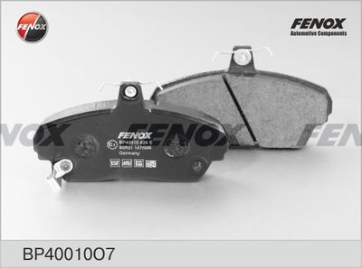 Колодки тормозные дисковые передние FENOX BP40010O7