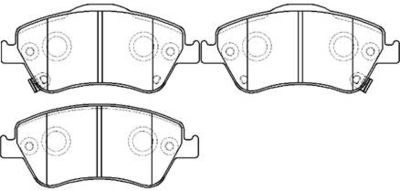 Колодки тормозные дисковые HSB HP5182