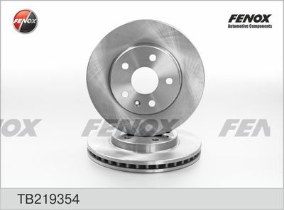 Диск тормозной передний FENOX TB219354