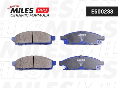Колодки тормозные передние Miles E500233