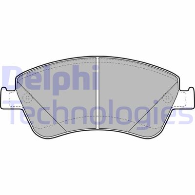 Колодки тормозные дисковые комплект DELPHI LP2102