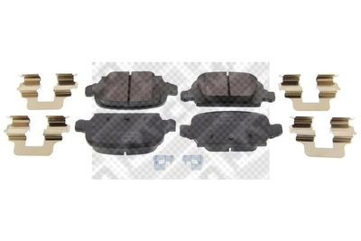 Колодки тормозные дисковые задние комплект MAPCO 6711