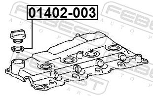 Кольцо уплотнительное TOYOTA 9043035001