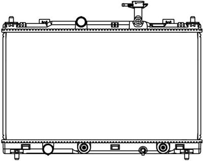 Радиатор охлаждения LUZAR LRC2445