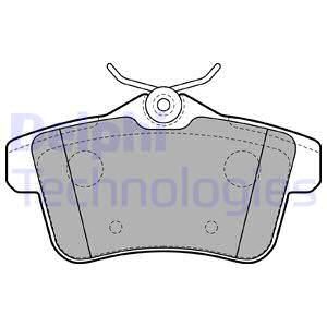 Комплект тормозных колодок DELPHI LP2180