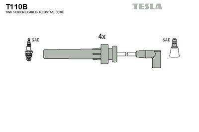 Провода зажигания TESLA T110B