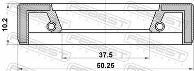 Сальник раздаточной коробки NISSAN 33114AD300
