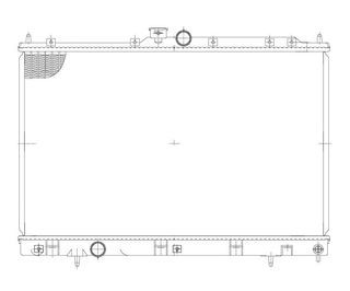 Радиатор охлаждения LUZAR LRC1135