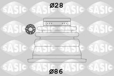 Пыльник ШРУС внутреннего комплект SASIC 4003464