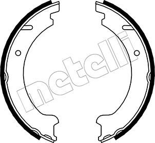 Колодки тормозные барабанные METELLI 530478