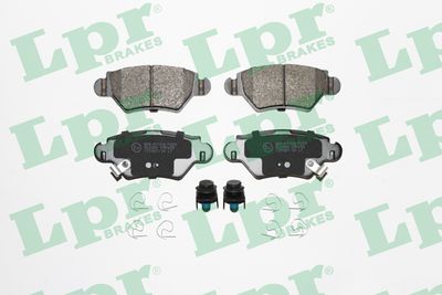 Колодки тормозные дисковые LPR 05P699