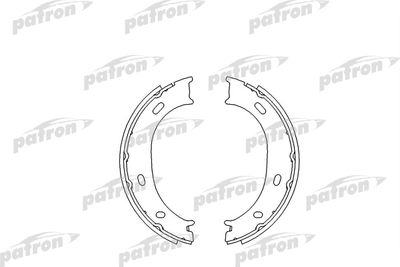 Колодки тормозные барабанные PATRON PSP624