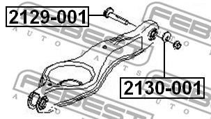 Болт развальный FORD 1456980