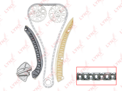 Комплект цепи ГРМ LYNXauto TK0004