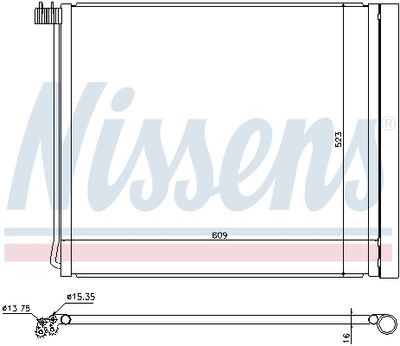 Радиатор кондиционера NISSENS 940339