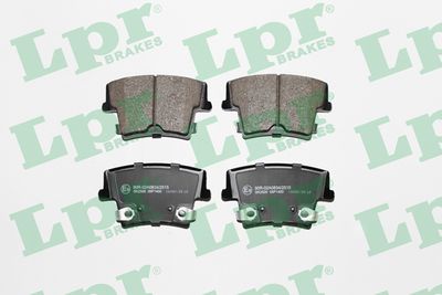Колодки тормозные задние LPR 05P1400