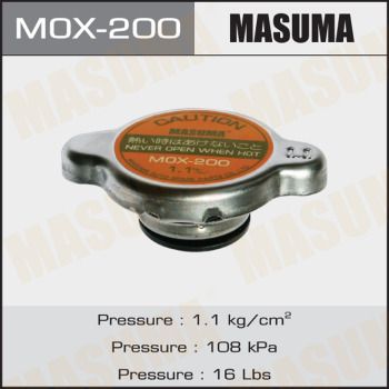 Крышка радиатора Masuma MOX200
