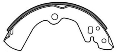 Колодки тормозные задние барабанные AKYOTO AKS1170
