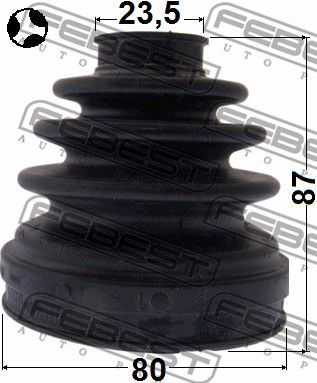 Пыльник ШРУС внутреннего комплект FEBEST 0215T30T