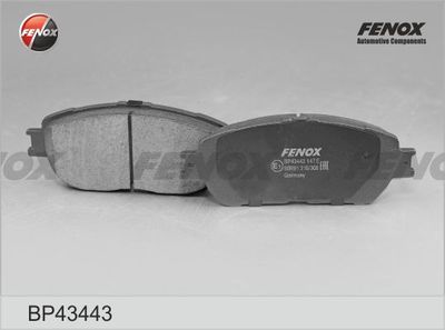 Колодки тормозные передние FENOX BP43443