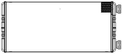 Радиатор отопителя LUZAR LRH1524