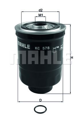 Фильтр топливный MAHLE KC578D