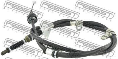 Трос стояночного тормоза правый FEBEST 2299PCSPORRH