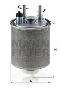 Фильтр топливный MANN-FILTER WK9181