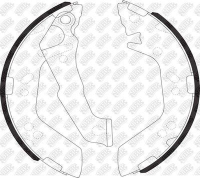 Колодки тормозные задние барабанные MARSHALL M2520214